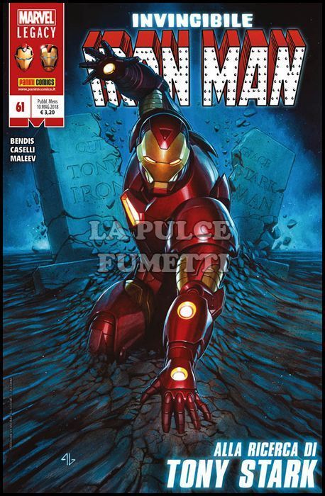 IRON MAN # 61 - INVINCIBILE IRON MAN - MARVEL LEGACY